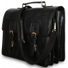 Кожаный портфель Ashwood Leather Gareth black